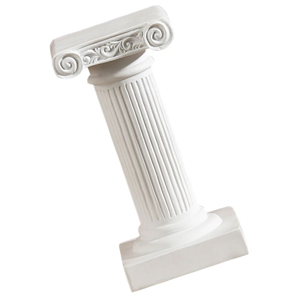 

Roman Pillar Holder Greek Columns Roman Pillar Statue Mini Resin Candlestick Candelabra