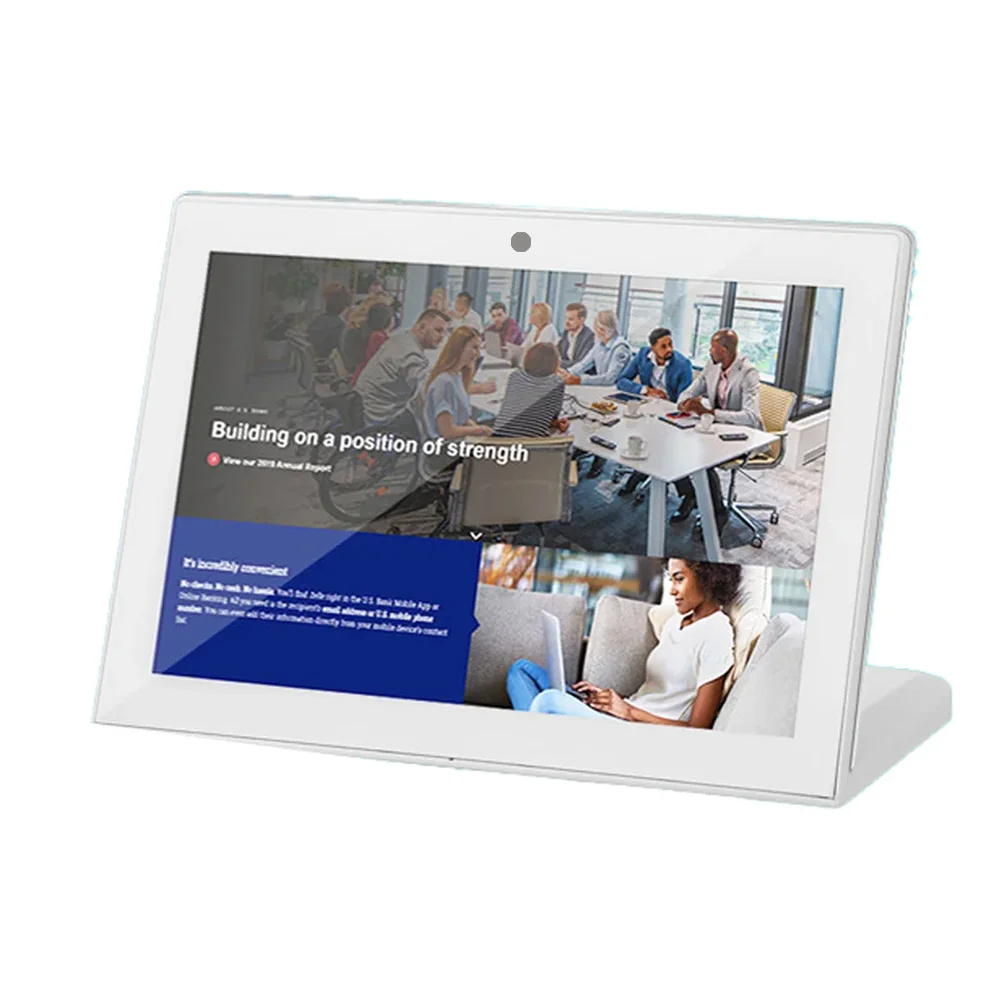 2026 New 10.1 Inch L-Shape Android Desktop t Touch Screen Restaurant Ordering Digital Signage