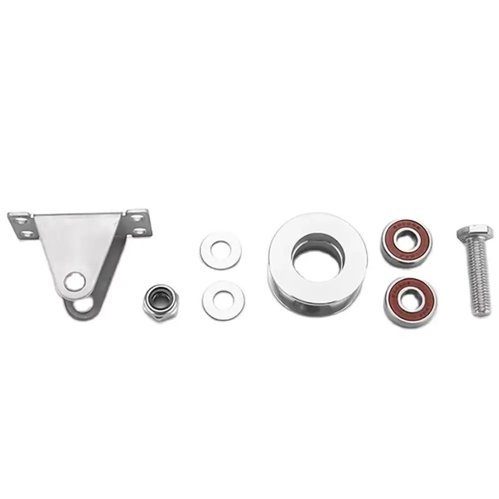 1 قطعة عجلة المسار تحمل بكرة U/V/H على شكل 304/201 الفولاذ المقاوم للصدأ انزلاق الباب بكرات 48 عجلة سميكة عجلة صلبة #1