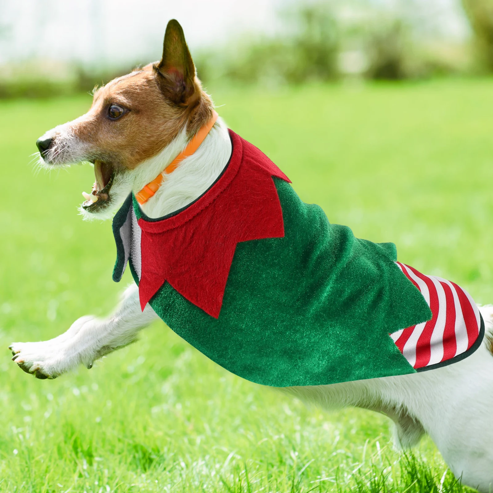

Fashionable Dog Christmas Costume For Small Dogs Outdoor Walking Party Wear Comfortable