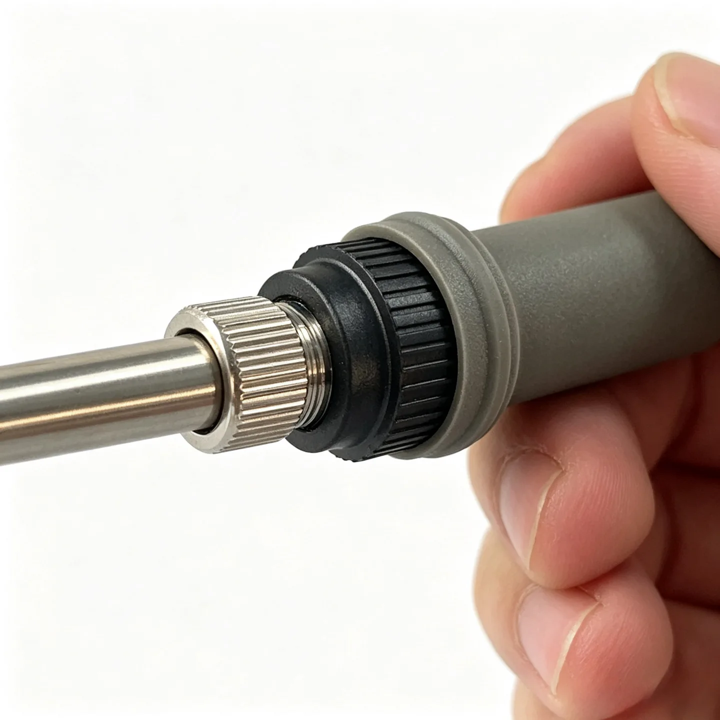 SOLDERING IRON，Welding Station Handle, 6-Pin Plug,Thermostatic Handle, ESD SAFE,Handle, Applicable to Fx-888D, Fx888, Fx-8801