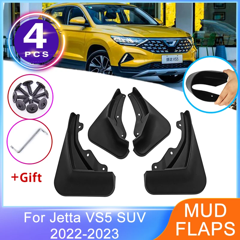 For Jetta VS5 SUV 2022 2023 Front Rear Mudguard Wheel Protector Anti-splash Mud Flap Fender New Upgrade MudFlaps Car Accessories