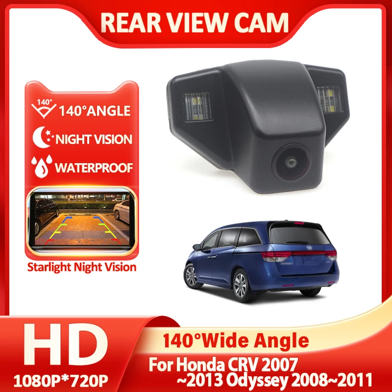 

CCD Night Vision Waterproof Car Reverse Backup Parking Rear View Camera For Honda CRV 2007~ 2013 Odyssey 2008~2011 Accessories