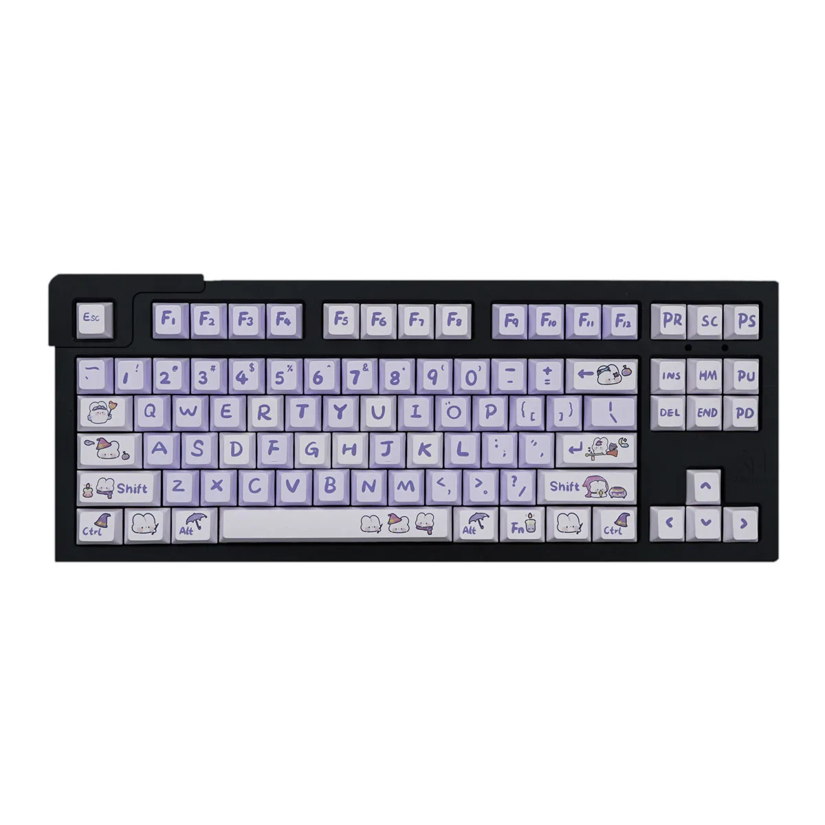 

Magic Bunny Purple 146-key mechanical keyboard keycap PBT thermal sublimation cherry cherry original factory height 61