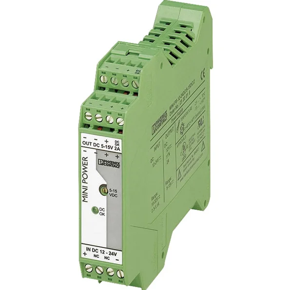 

Phoenixs Contact 2320018 Mini DC/DC Converter Optional DIN Rail Connectors with The MINI-SYS-PS Power Supply