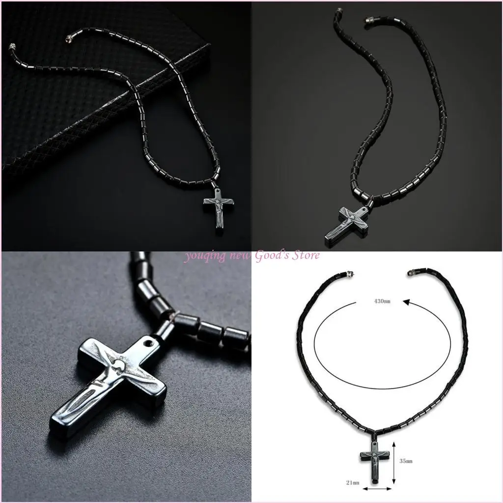 57qa-ожерелья-с-натуральным-гематитом-для-магнитной-терапии-подвеска-с-распятием-ожерелье-унисекс-ювелирные-изделия-боли-при