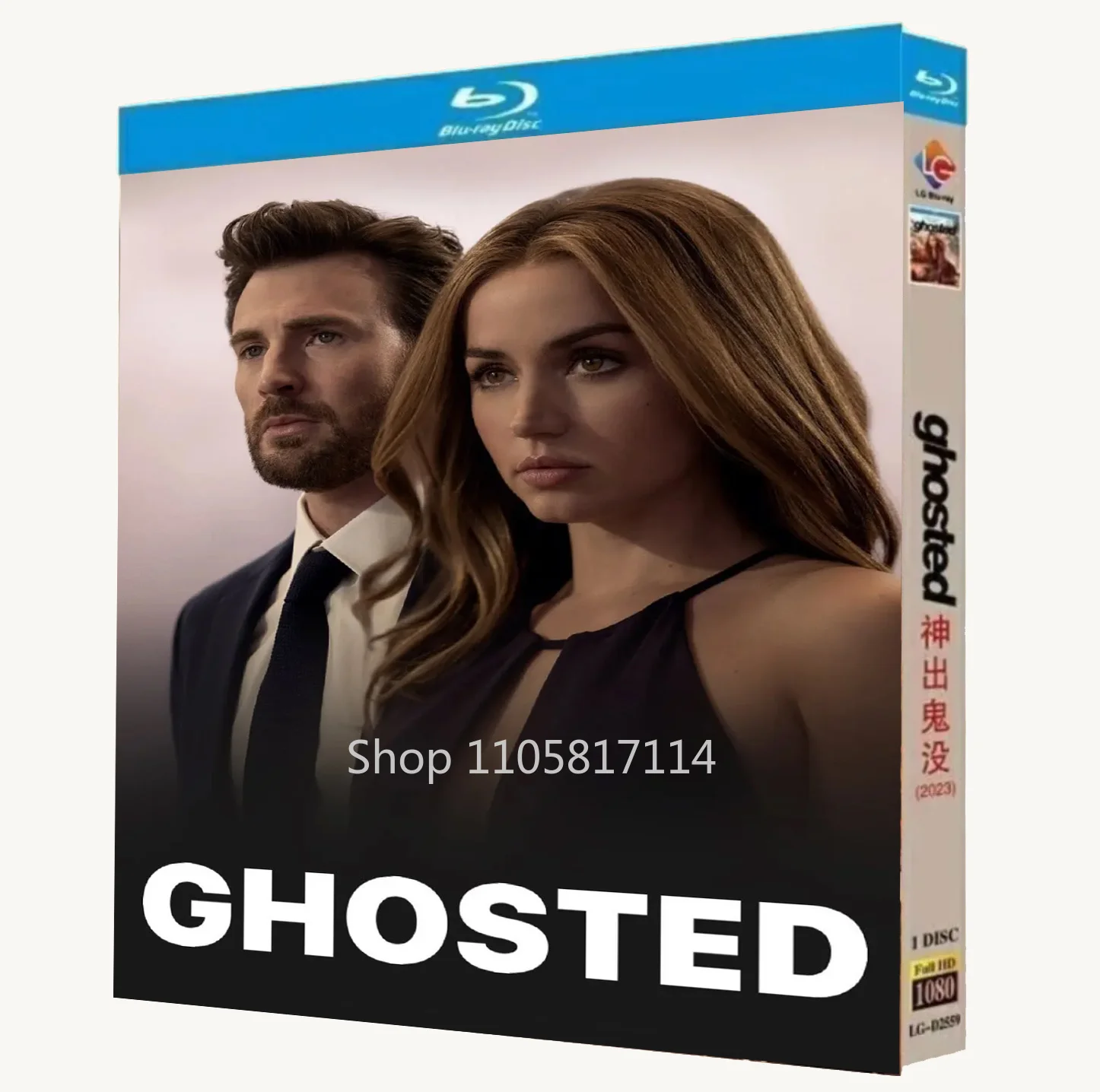 Ghosted (2023) 1-Disc Brand New Box Set Blu-ray disc High Definition BD YIHUI