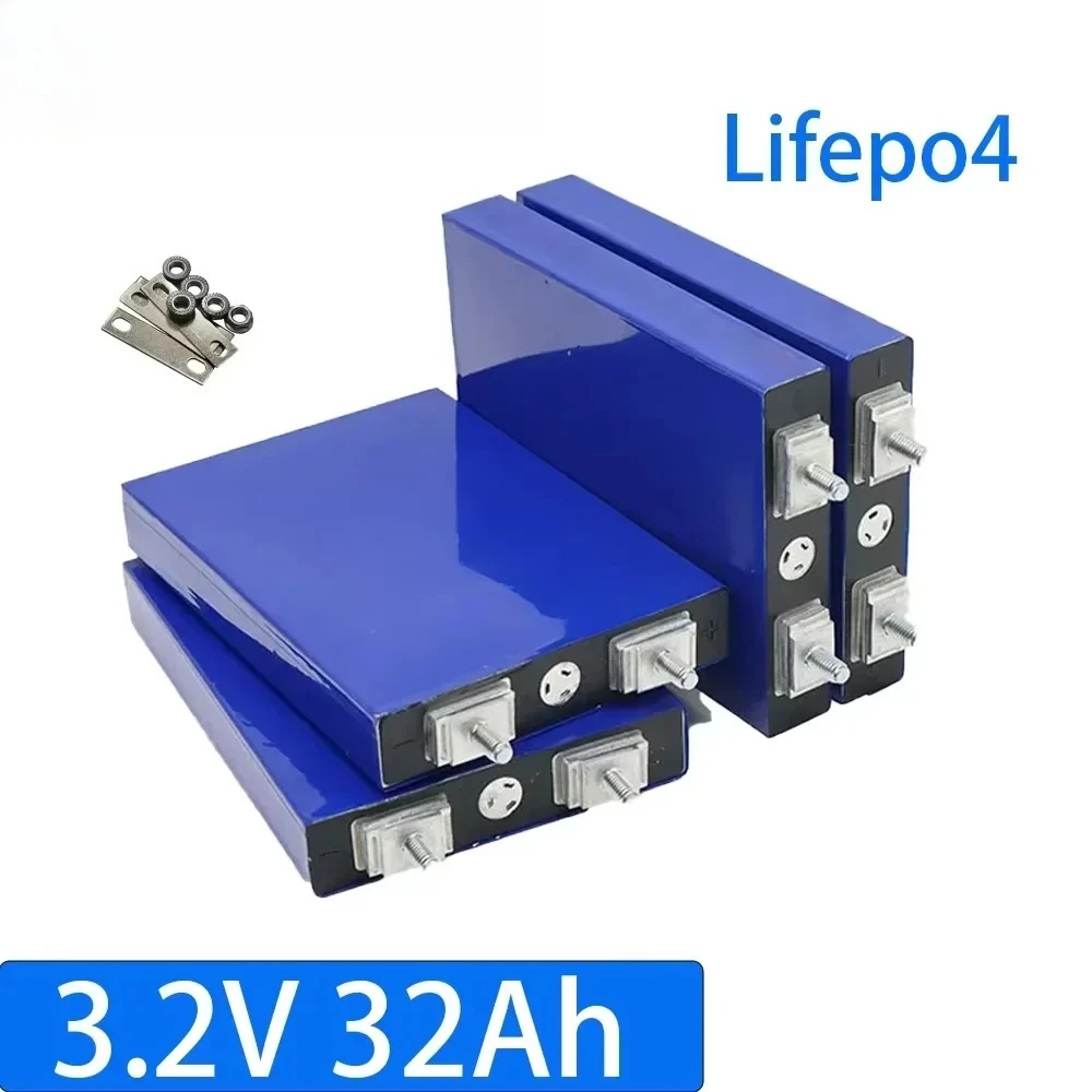 

3.2V 32Ah Lifepo4 Batteries 4S 12.8V 3C 5C Lithium Iron Phosphate Battery Pack Solar Motorcycle Electric Vehicle