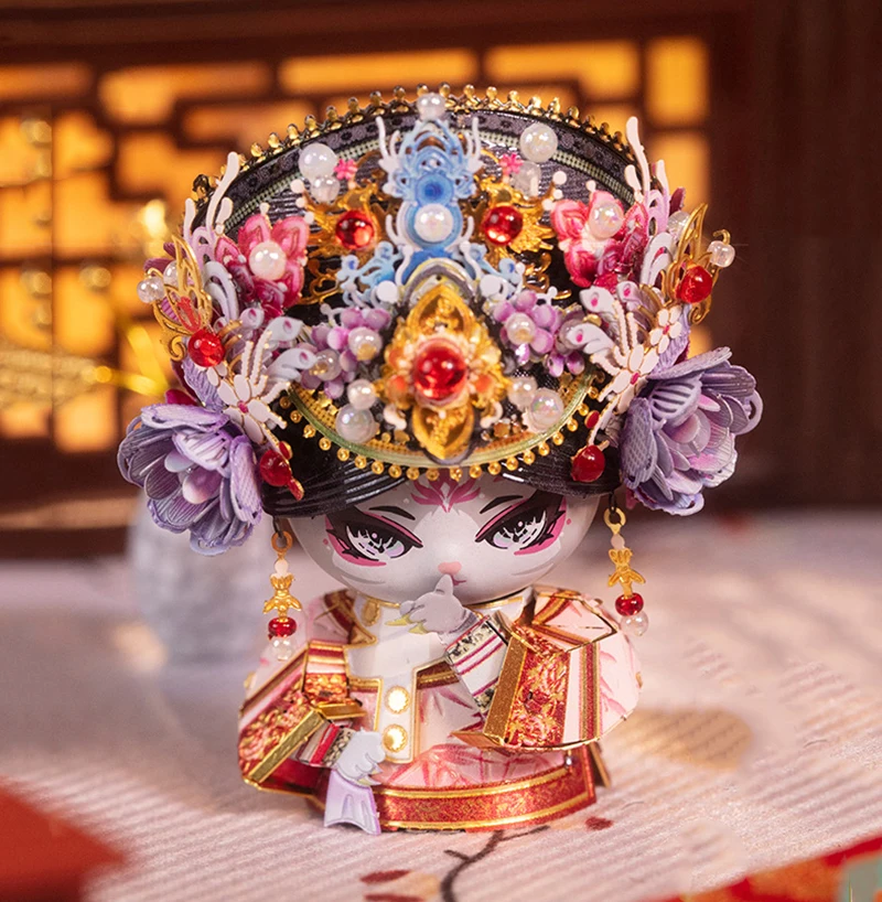 

NEW DIY 3D Metal Puzzle The Legend of Zhen Huan Mini Model Building Kits Assembly Hua Fei Jigsaw Puzzles for Girls Birthday Gift