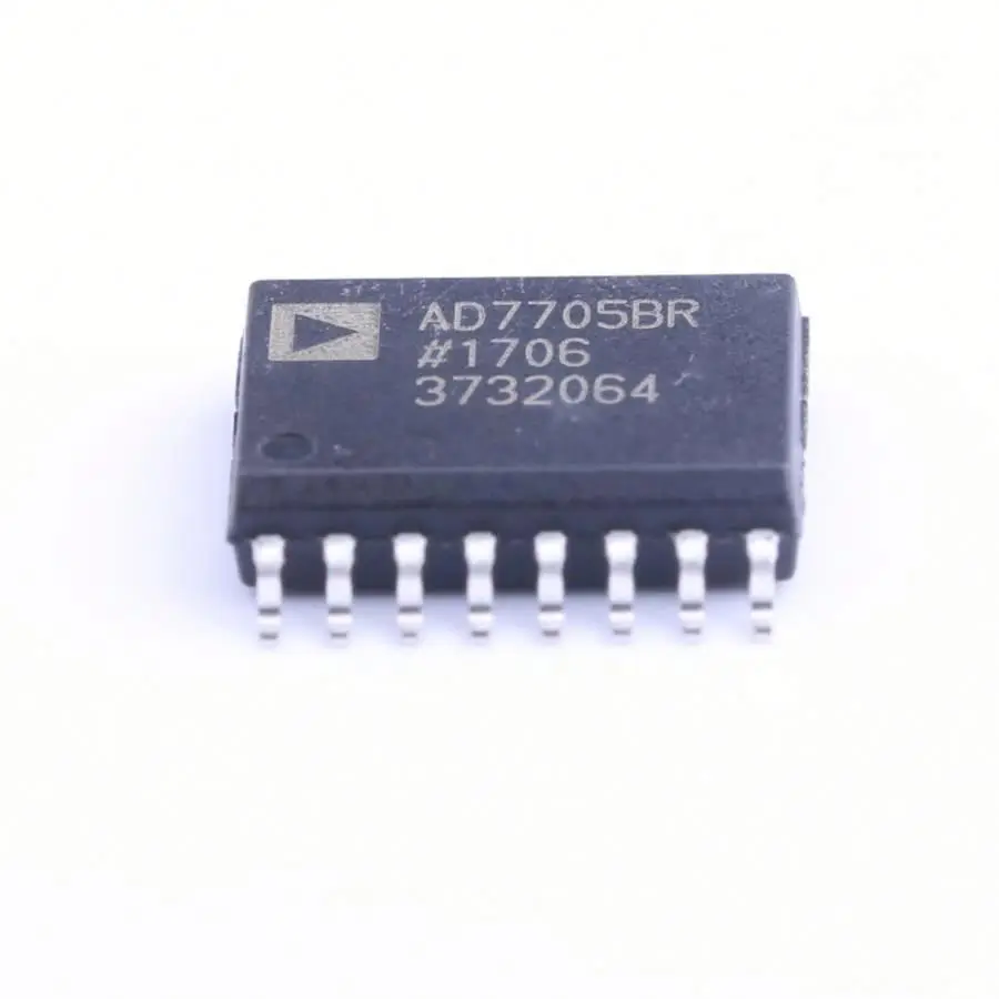 AD7705  2-Channel Single ADC Delta-Sigma 500sps 16-bit Serial 16-Pin SOp16 AD7705BRZ-REEL