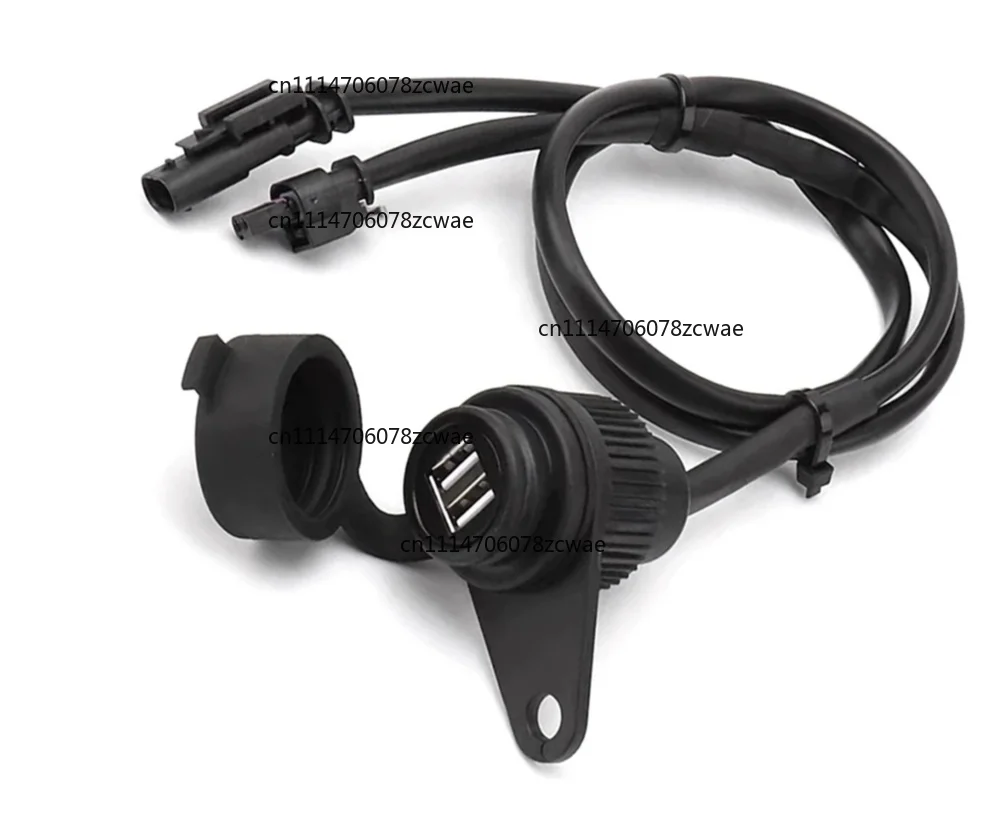 for BMW R1200GS R1250GS F700GS F750GS F800GS F850GS ADV Accessories with Lossless Line Motorcycle USB Double Socket