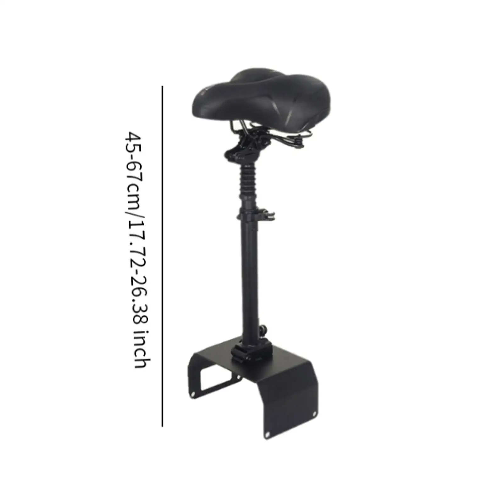 Universal Scooter Saddle Seat, dupla absorção de choque, assento largo