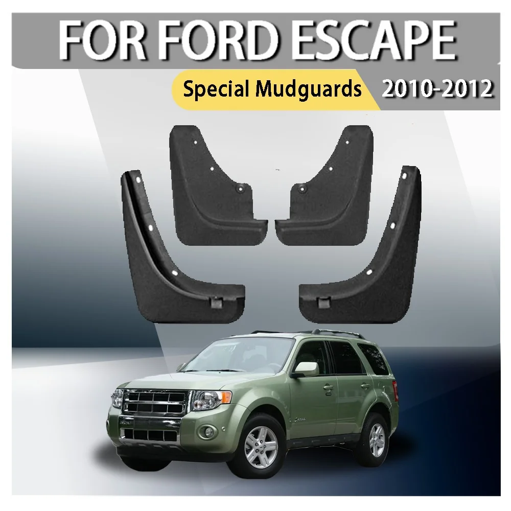 

For Ford Escape Special Mudguards 2010 2011 2012 ABS Car Mud Flaps Mudguards Splash Guards Fender Protector Accessories