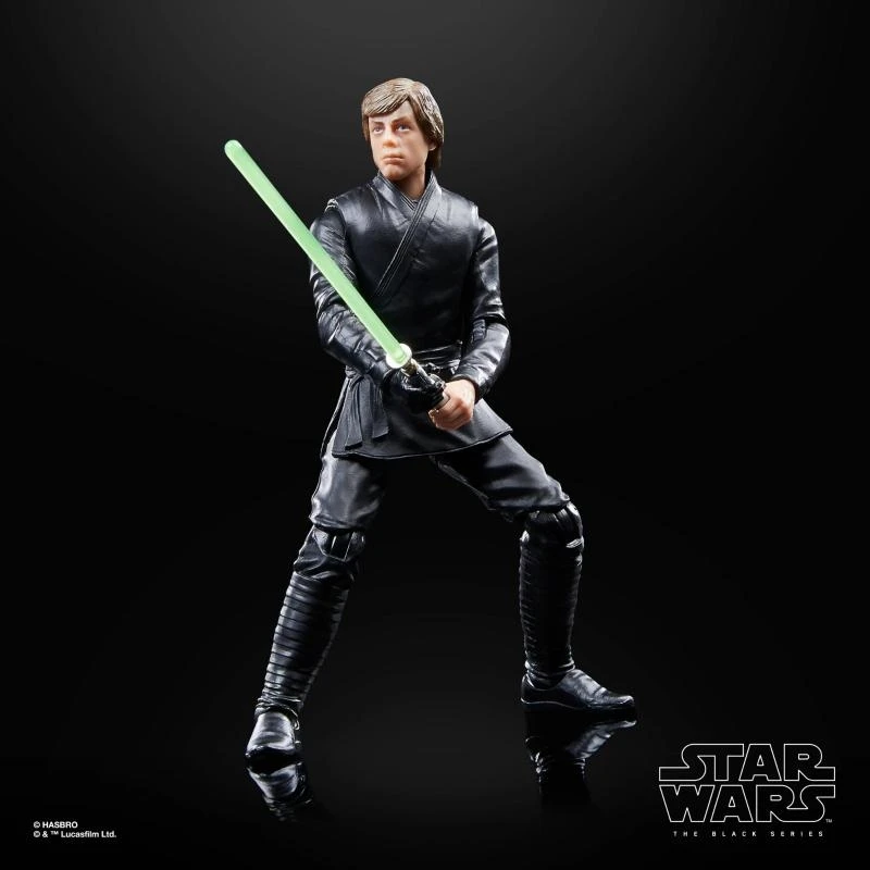 لعبة Hasbro Star Wars ذات السلسلة السوداء ، لعبة Deluxe Luke Skywalker وهدايا Grogu للأطفال ، موديل الشكل 6 بوصة ، عبوة 2