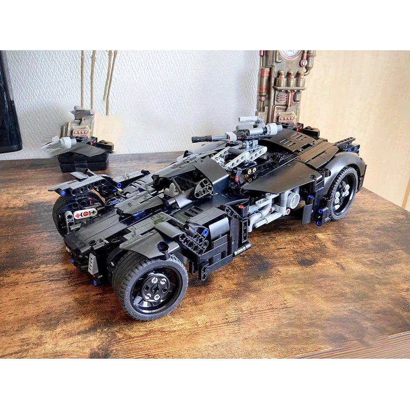 Tecnologia veículo série ucs cavaleiro bat carruagem moc bloco de construção super carro montagem modelo tijolos coletor conjuntos brinquedo presentes