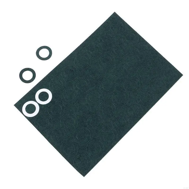 100pcs/sheet Green 18650 Lithium Battery Insulation Anode Paper Pad