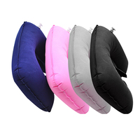 Inflatable Neck for Travel Airplane Bus Train U Shaped Sleeping Inflatable Neck Pillow Support Collapsible
