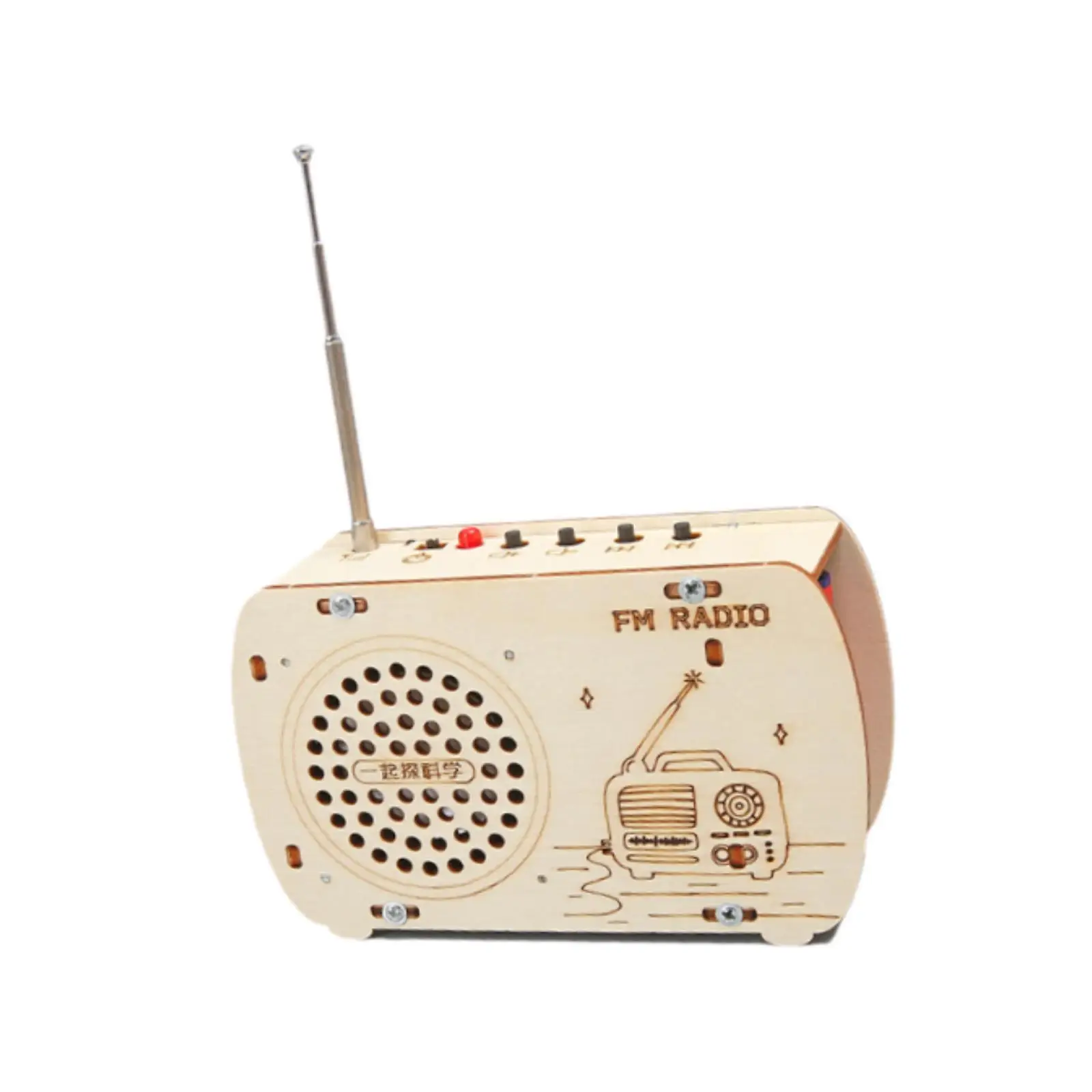 DIY Radio Model Science Set Creative Technology Puzzle Toy Physical Experiment Science Experiment Kits Educational Toy Children