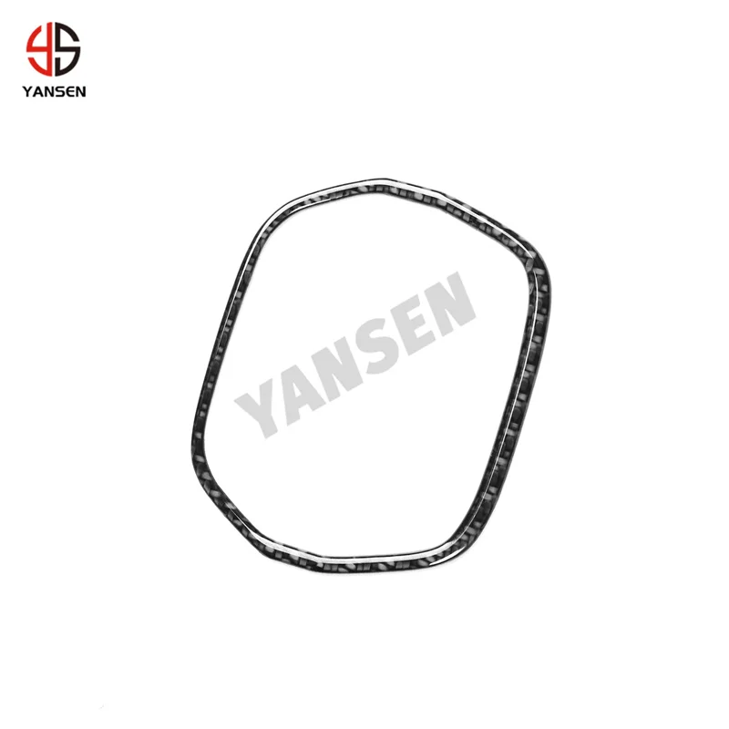 حقيقي ألياف الكربون مركز وحدة التحكم الجانب منفذ الهواء لوحة غطاء الكسوة ملصقات ل PROTON X50 جيلي COOLRAY اكسسوارات السيارات #2