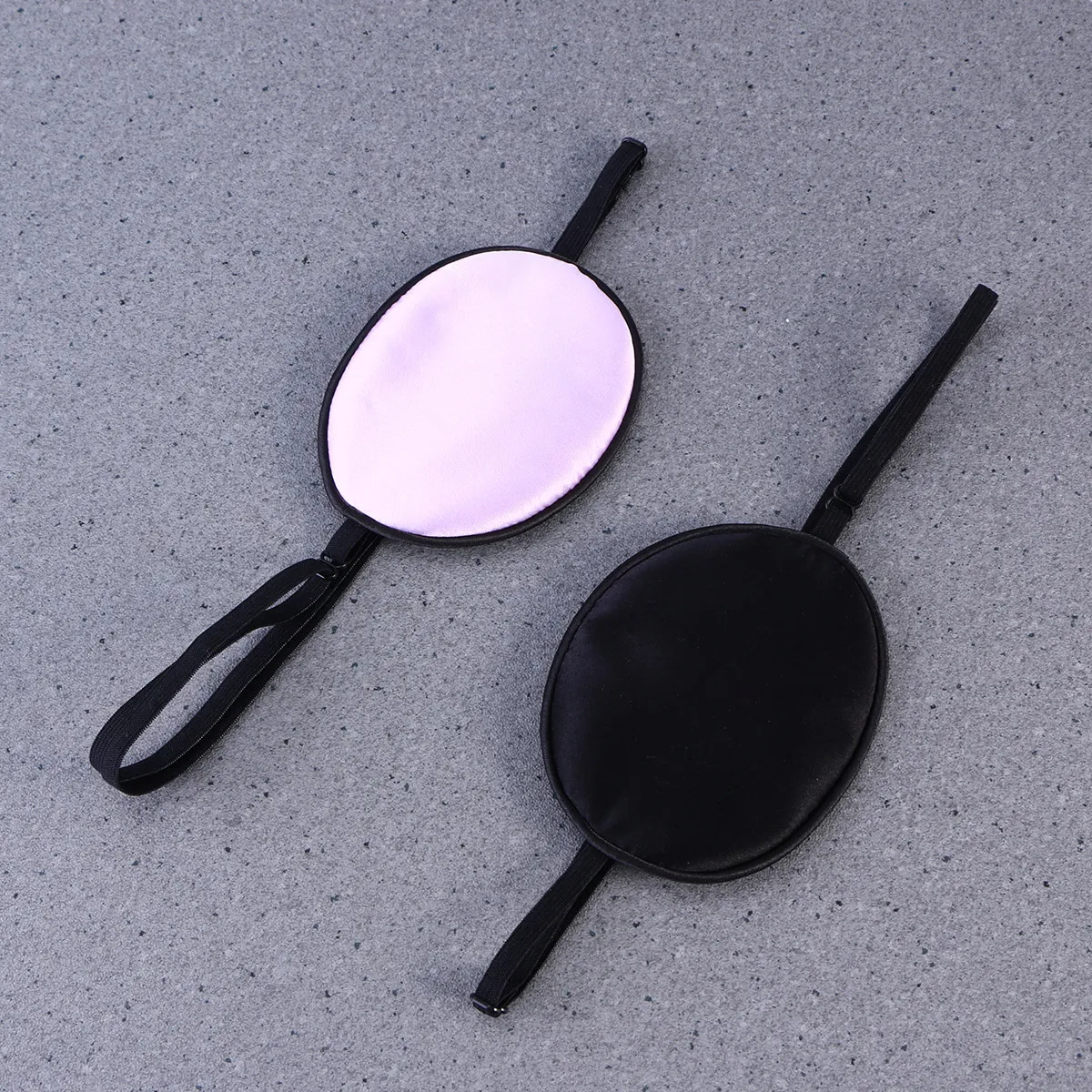 

2 Pieces Soft Opaque Eye Patch Made of Silk Cotton Amblyopia Lazy Eye Patch for Adults Kids Strabismus Therapy Comfort