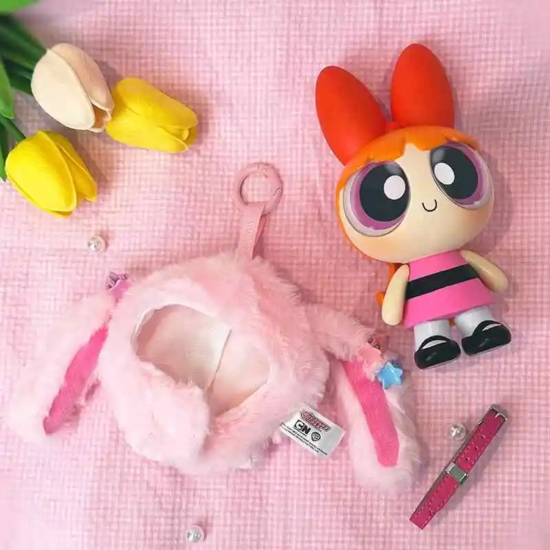 Blind Box The Powerpuff Girls Cloak Doll Serie Change Clothe Plush Pendant Doll Cartoon Animation Periphery Ornament Decoration