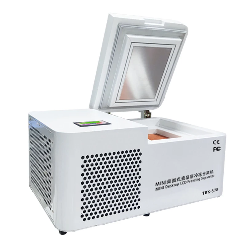 TBK 578 Mini Desktop Low Temperature LCD Screen  Separator Plane Freezer for Frozen Arc Screen Disassembly Repair