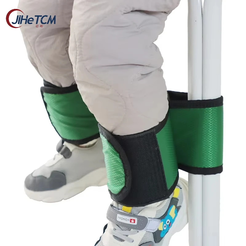 

Kidsren's Anti-Fall & Anti-Slip Wheelchair Safety Belt with Fixed Calf Strap Exercise Rehabilitation Equipment