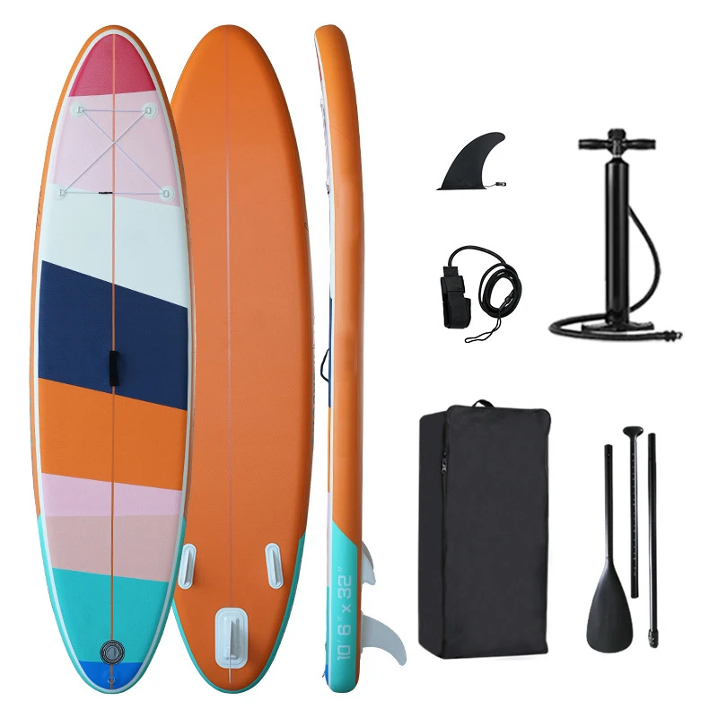 Inflatable Paddle Board for Adults with Accessories Included, Oar, Fins, Pump.  Stand up Paddleboard Great Stability