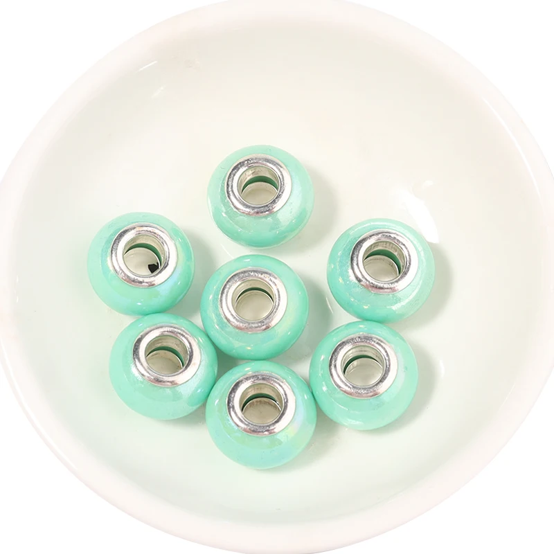 20Pcs Resin Round Beads for DIY Bracelet and Necklace Making