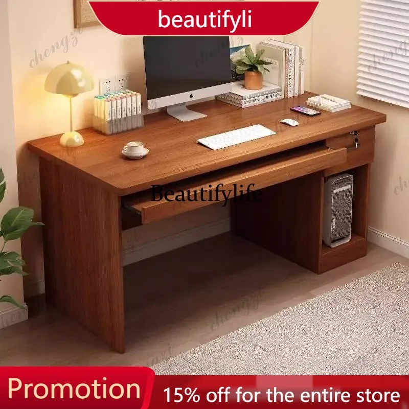 Escritorios de Computadora Modernos para Estudiantes, Escritorio Rectangular de Lujo para Oficina y Juegos, con Cajones, Muebles para Dormitorio, Mesas de Computador