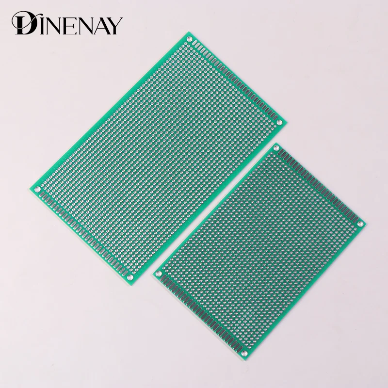 8*12/9x15 ซม.แผ่นต้นแบบ 2 ชั้น 9*15 ซม.แผง Universal BOARD DOUBLE SIDE 2.54 มม.สีเขียว