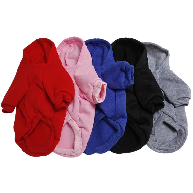 

Customizable Pet Hoodies Dog Clothes Winter Clothes with Plush Insulation Small Medium-sized Dog Hoodies Pet Clothes