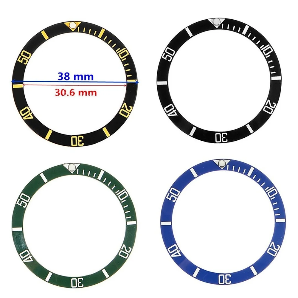 

Ceramic Watch Bezel Insert 38*30.6mm Replacement of Watch Parts Ring High Quality