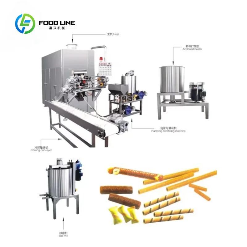 Large capacity stainless steel automatic egg roll commercial machine