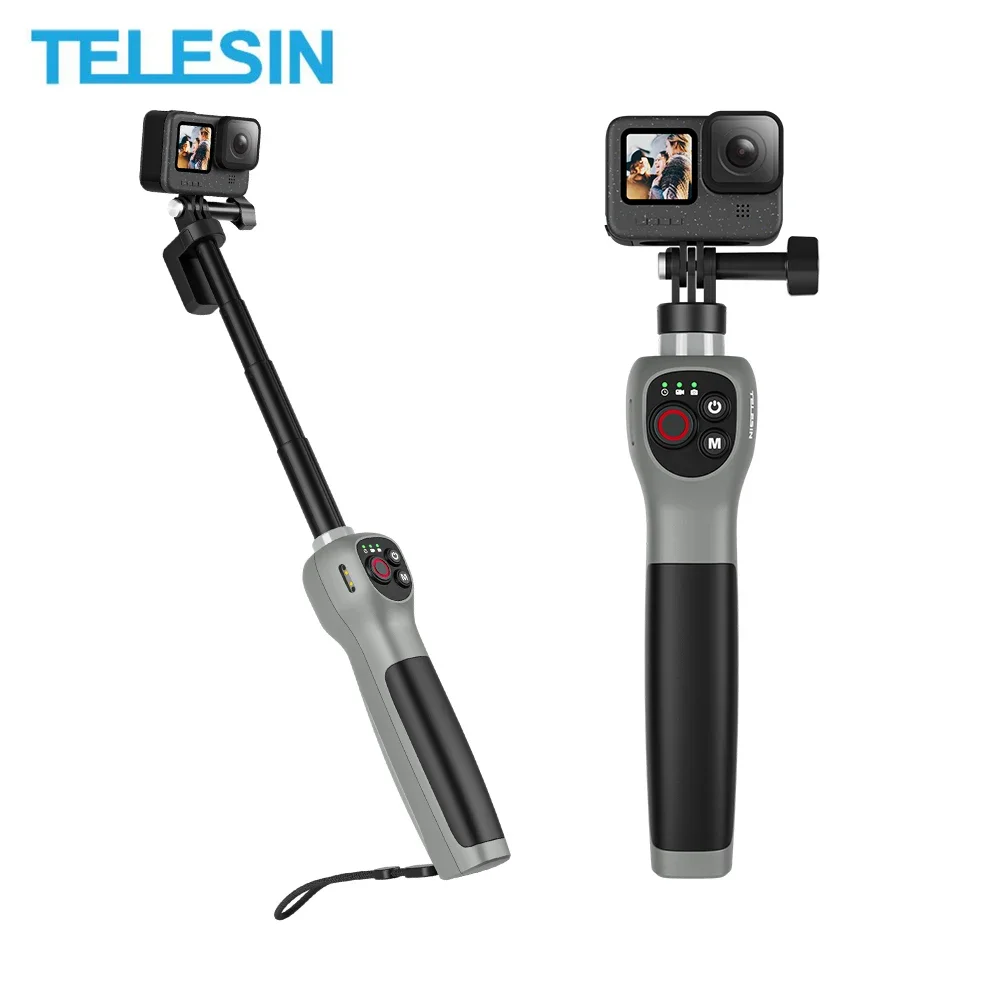 

TELESIN Underwater Selfie Stick with Remote Control for Gopro Hero 13 12 11 10 9 8 Deep Waterproof Aluminum alloy Selfie Stick