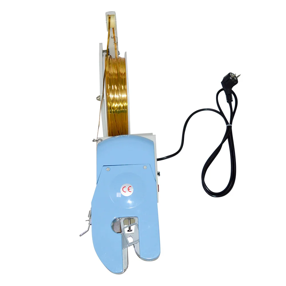 Automatic Twist Tie Machine for Bread, Candy & Toast Bags, Golden Wire Bag Tying Dispenser