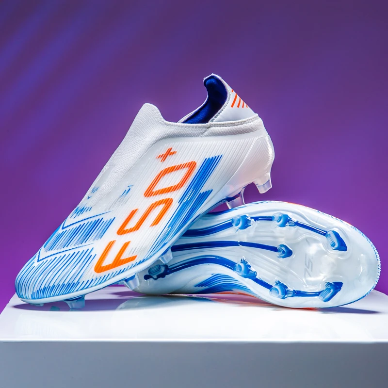 Breathable Soccer Cleats for Men, Fg/Ag with Long Studs for Artificial Turf, Non-Slip, a Must-Have for Fans