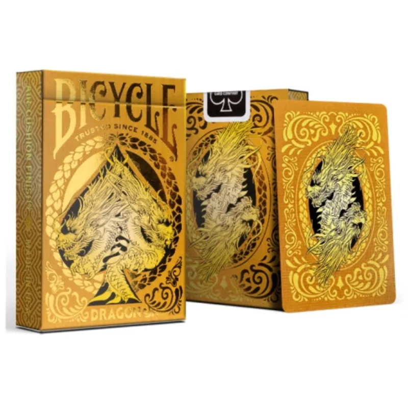 

Bicycle Gold Dragon Playing Cards Deck USPCC Collection Poker Card Games