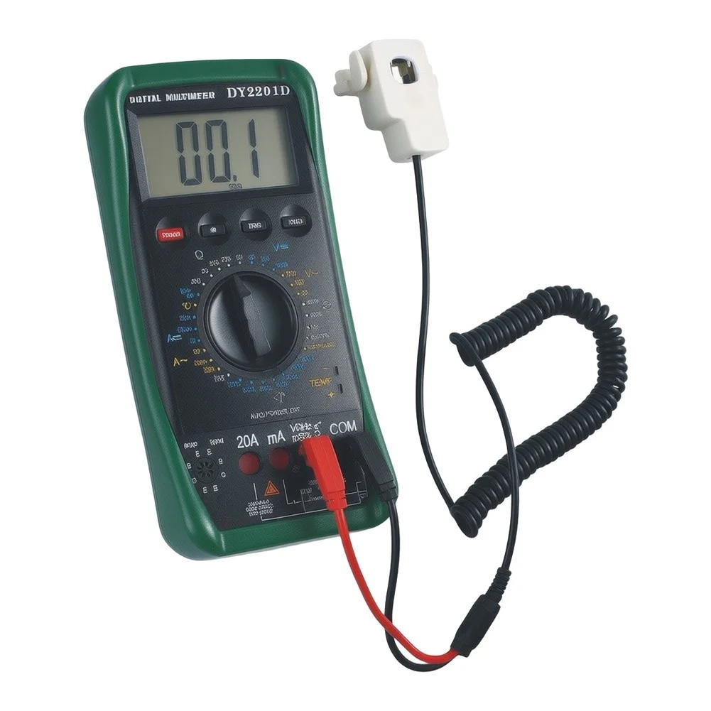 DY2201D Car For Battery Multimeter for DIY and Pro Mechanics Voltage Current Resistance Continuity Temperature Frequency Range