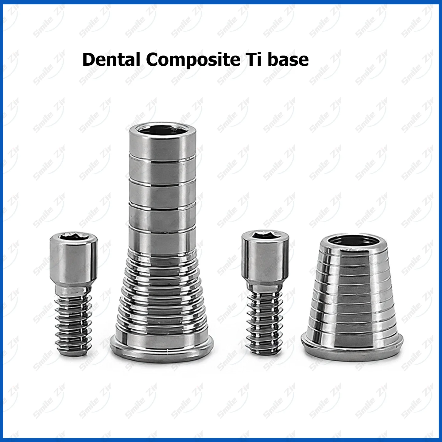 5Pcs Dental Implant Multi-unit Composite Ti Base for Osstem Dentium Straumann ITI Nobel Adin NeoBiotech For Dental Clinic Use