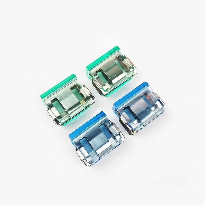 10pcs random color slide clip, push clip folder, pant leg clip, organize data, fix book clip, binding artifact