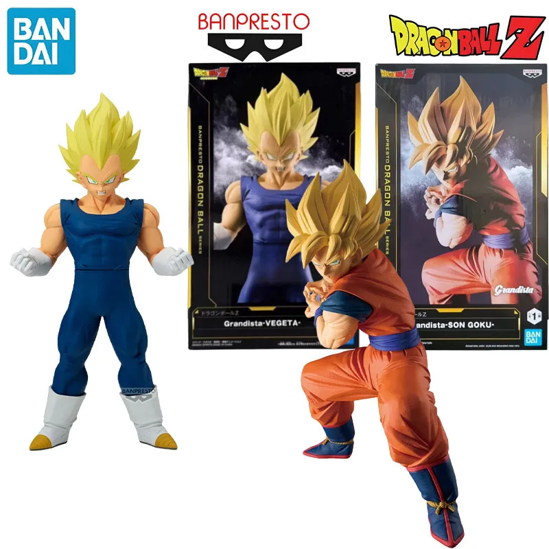 

Bandai натуральная Banpresto Dragon Ball Z аниме персонаж Grandista Son Goku Vegeta IV для детей Рождественский подарок экшн-игрушки модель
