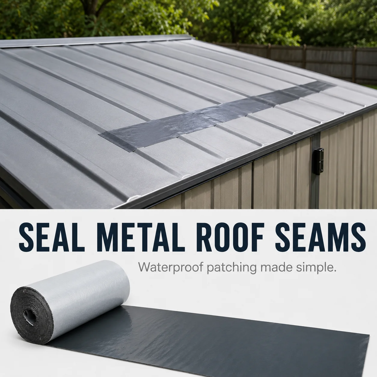 Heavy Duty Self Adhesive Waterproof Membrane Instant Leak Proof Repair Seal Tape Outdoor Roof Construction Waterproof Material