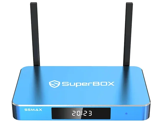 [Genuine] New Super box S5 MAX Android 12 smart box 4GB 32GB hot in USA Canada Mexico Latin life time