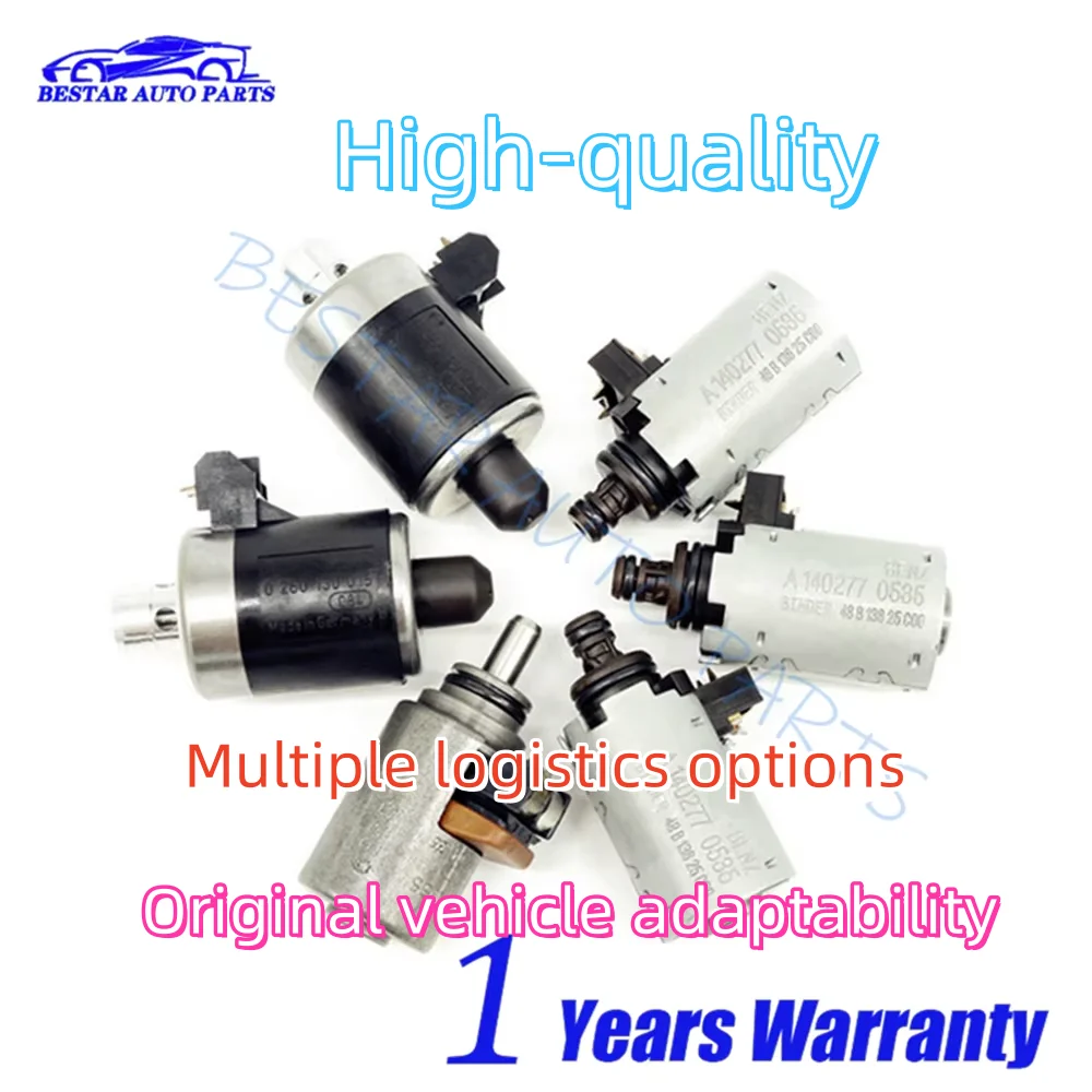 

6 шт. 722,6 соленоидов - 5 - скоростная автоматическая коробка передач для Mercedes Benz, протестировано - 1402770035 1402770098