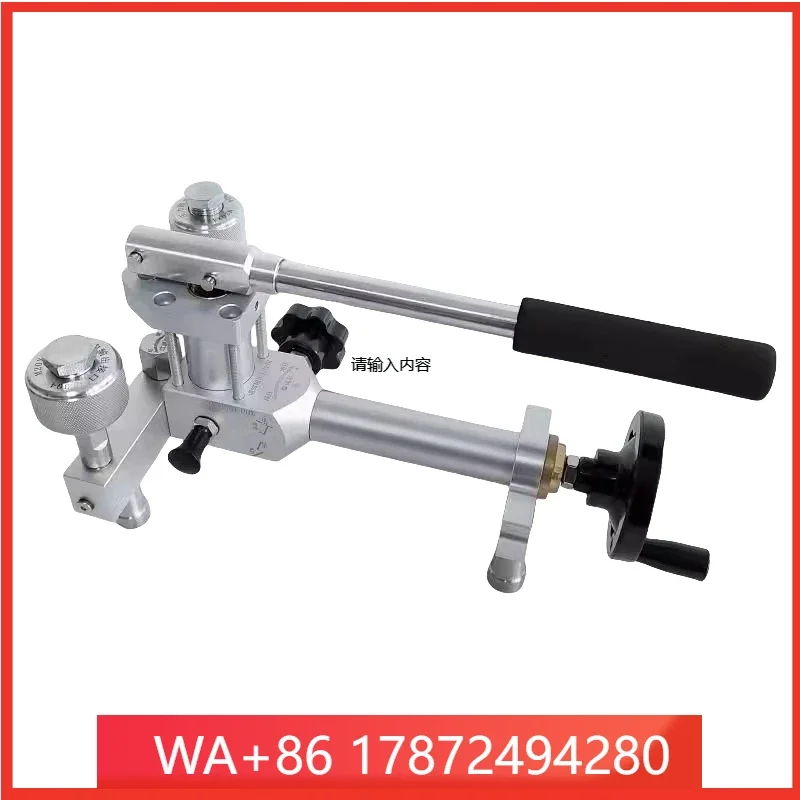 Handheld Pressure Pump, Precision Adjustable Manual Air Pressure Gauge, High-pressure Positive and Negative Pressure Tester.