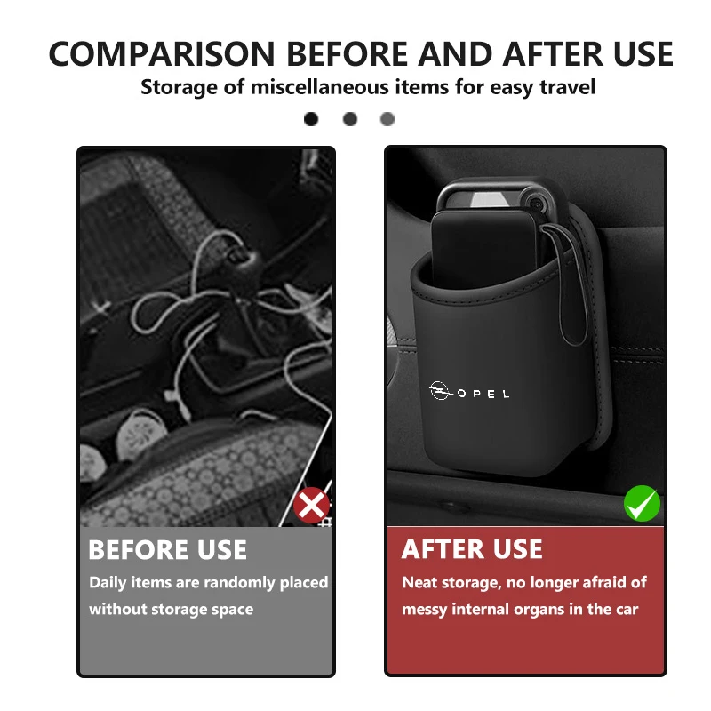 Leather Car Door Water Cup Holder Hang Drink Storage Box For Opel OPC Astra J H G K Insignia Corsa D B E Mokka Vectra B view 4