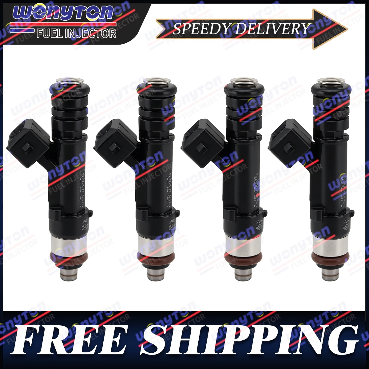 4pcs Fuel injector 0280158099 For Opel Vauxhall Antara Chevrolet Captiva 2.4L