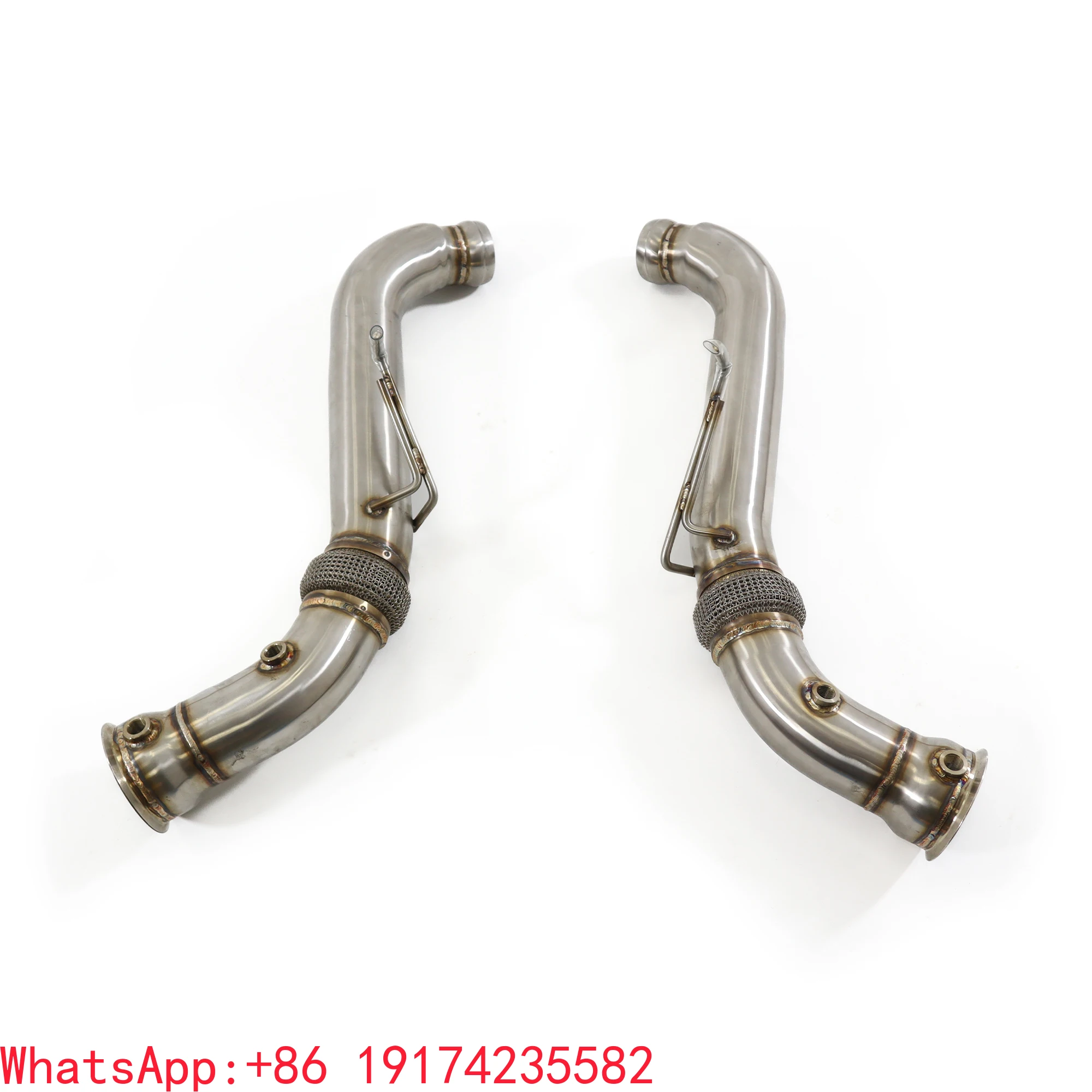 For Stainless Steel Exhaust System Downpipe For Mcl Aren 540C 570S 570GT With High Flow Performance Auto Turning Pipe Parts