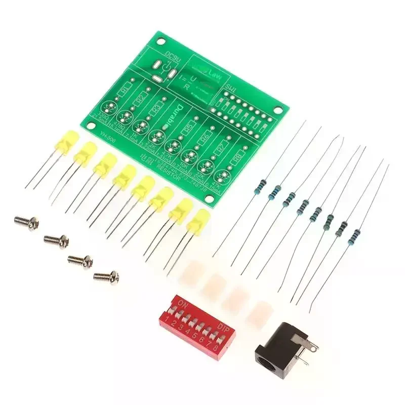 DIY Soldering Practice Kit LED Current Test Ohm Electronic Manufacturing DIY Parts Experiment Training Teaching Kit